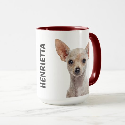 Chihuahua Personalized Mug Mok (Voorkant rechts)