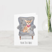 Chihuahua Persoonlijk Wenskaart Kaart (Voorkant)