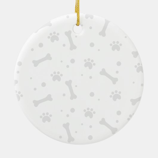 Chihuahua Persoonlijke kerstversiering Keramisch Ornament (Achterkant)