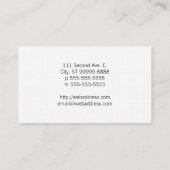 Chihuahua Pet Dog Visitekaartje (Achterkant)