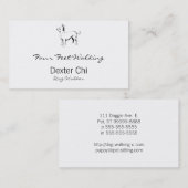 Chihuahua Pet Dog Visitekaartje (Voorkant / Achterkant)