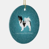 Chihuahua Pet Memorial - Sympathie Keramisch Ornament (Rechts)