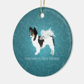 Chihuahua Pet Memorial - Sympathie Keramisch Ornament (Links)