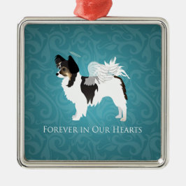 Chihuahua Pet Memorial - Sympathie Metalen Ornament