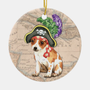 Chihuahua Pirate Keramisch Ornament