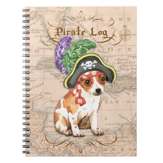 Chihuahua Pirate Notitieboek (Voorkant)