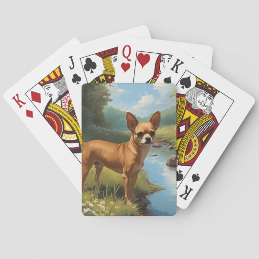 Chihuahua Pokerkaarten (Achterkant)