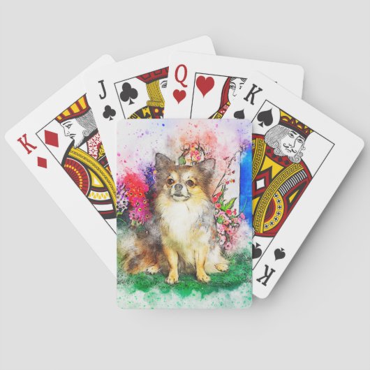 Chihuahua Pokerkaarten (Achterkant)