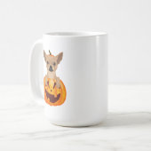 Chihuahua Pompoen Koffiemok (Voorkant links)