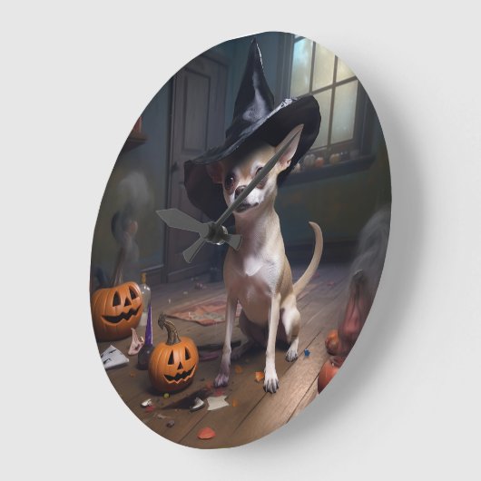 Chihuahua pompoenen Halloween eng Grote Klok (Hoek)