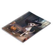 Chihuahua pompoenen Halloween eng Notitieboek (Linkerzijde)