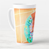 Chihuahua Poodle Mix Latte Mok (Linkerhoek)