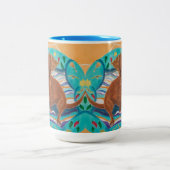 Chihuahua Poodle Mix Tweekleurige Koffiemok (Center)