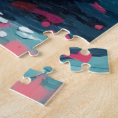 Chihuahua Pop Art Heart Sunglasses Valentine Legpuzzel (Zijkant)