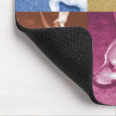 Chihuahua Pop Art Mousepad Muismat (Hoek)