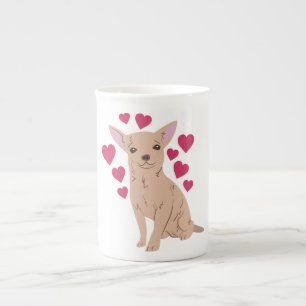chihuahua porselein kop