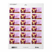 Chihuahua Portrait Etiket (Full Sheet)