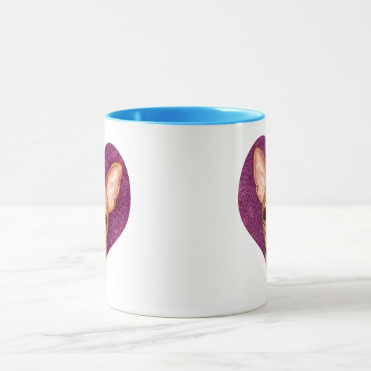 Chihuahua Portrait Mok (Midden)