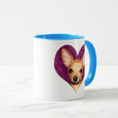 Chihuahua Portrait Mok (Voorkant rechts)