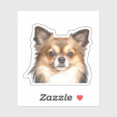 Chihuahua Portrait Sticker (Vel)