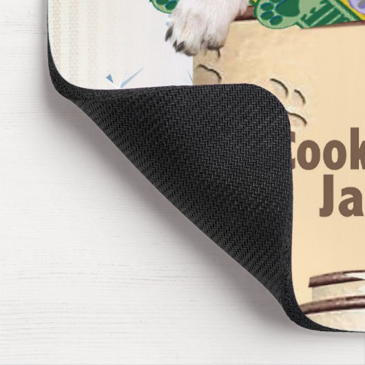 Chihuahua Posed met Cookie Jar Muismat (Hoek)