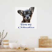 Chihuahua Poster (Keuken)