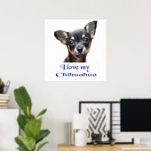 Chihuahua poster (Thuiskantoor)