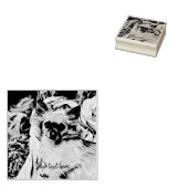 Chihuahua power gepersonaliseerd rubberstempel (Gestempeld)