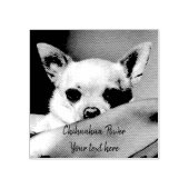 Chihuahua Power gepersonaliseerd Rubberstempel (Afrduk)