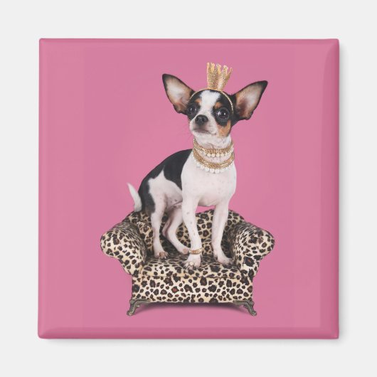 Chihuahua Princess Magneet (Voorkant)