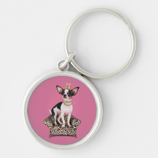 Chihuahua Princess Sleutelhanger (Voorkant)