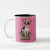 Chihuahua Princess Tweekleurige Koffiemok (Links)