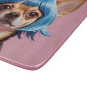 Chihuahua pruik snijplank (Hoek)