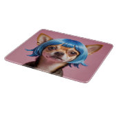 Chihuahua pruik snijplank (Hoek)