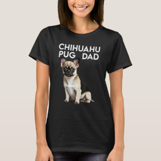 Chihuahua Pug Puggy Pug Pugly Mops hond voor beste T-shirt