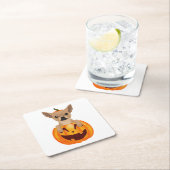 Chihuahua Pumpkin Kartonnen Onderzetters (Insitu)