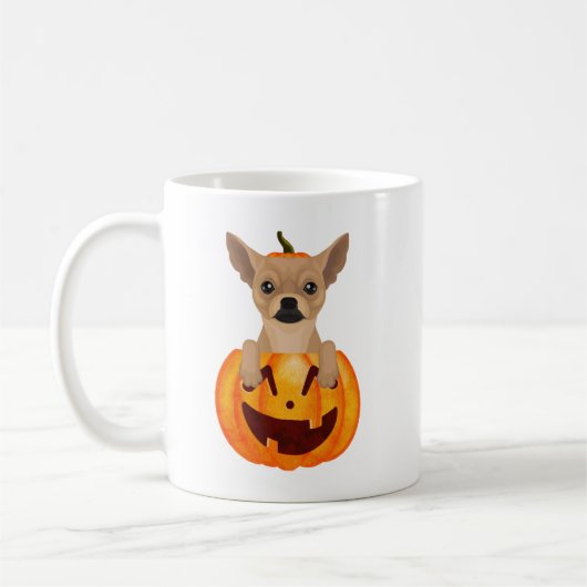 Chihuahua Pumpkin Koffiemok (Links)