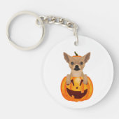Chihuahua Pumpkin Sleutelhanger (Voorkant)