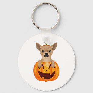 Chihuahua Pumpkin Sleutelhanger
