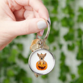 Chihuahua Pumpkin Sleutelhanger (Hand)