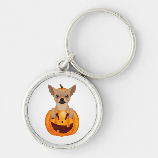 Chihuahua Pumpkin Sleutelhanger (Voorkant)