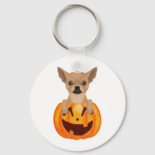 Chihuahua Pumpkin Sleutelhanger