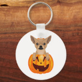 Chihuahua Pumpkin Sleutelhanger (Achterkant)