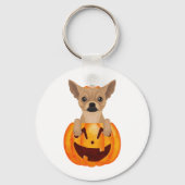 Chihuahua Pumpkin Sleutelhanger (Achterkant)