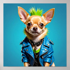CHIHUAHUA PUNK GESTEENTE 12 POSTER
