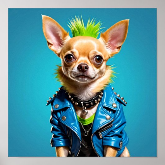 CHIHUAHUA PUNK GESTEENTE 12 POSTER (Voorkant)