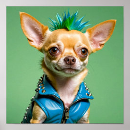 CHIHUAHUA PUNK GESTEENTE 13 POSTER