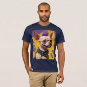 CHIHUAHUA PUNK ROCK 2 T-SHIRT (Voorkant volledig)