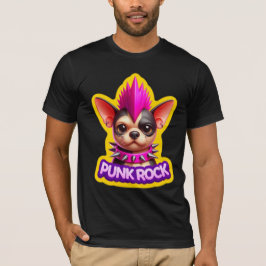 CHIHUAHUA PUNK ROCK 4 T-SHIRT