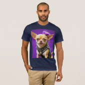 CHIHUAHUA PUNK ROCK 4 T-SHIRT (Voorkant volledig)
